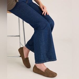 Quince Brown Suede Loafers